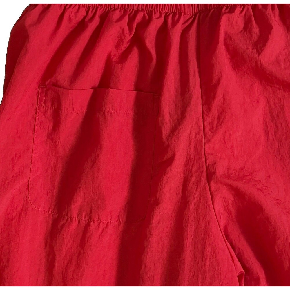 Adidas Originals Trefoil Big Logo Track Pants Joggers Lush Red White Size XS New - Picture 8 of 11